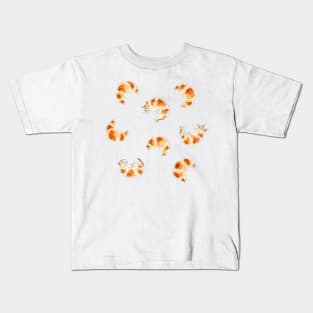 Croissant Kittens Kids T-Shirt